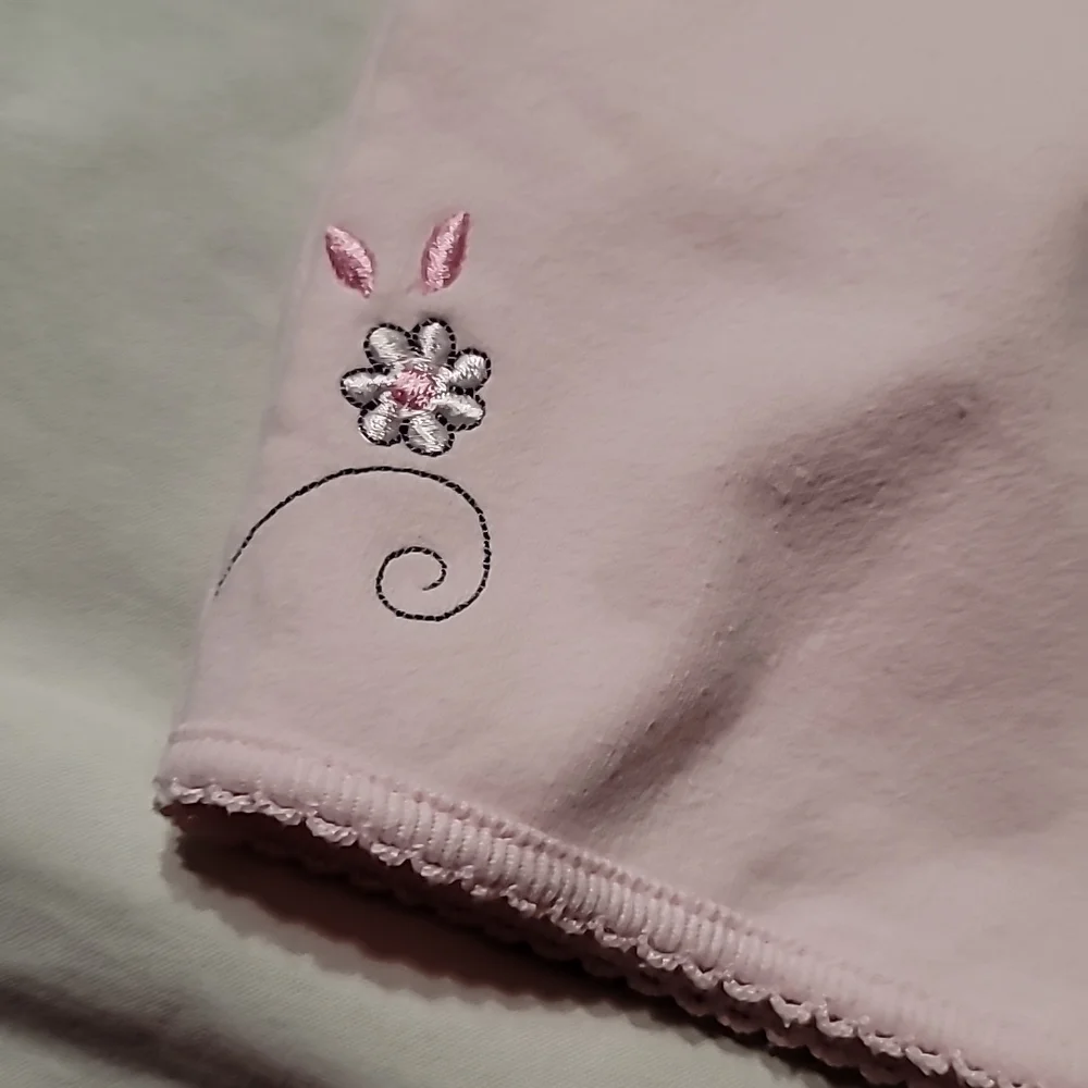 Children girls pink baby gap 6-12‎ months jersey bib overall